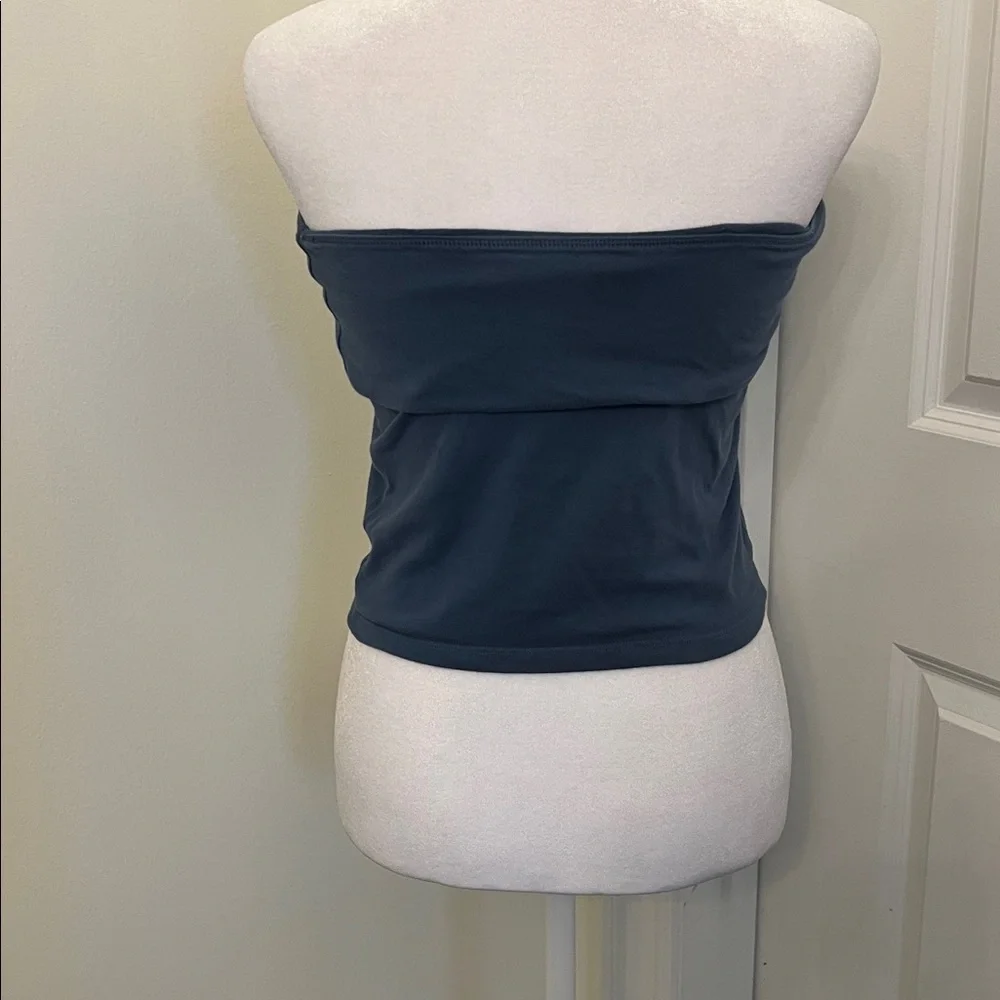 American Eagle Outfitters Blue Tube Top Juniors M - Picture 3 of 7